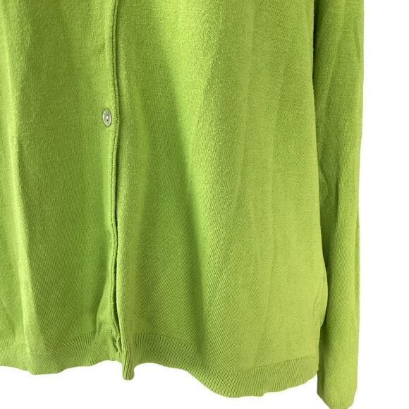 Vintage Coldwater Creek green cardigan, size PLG. 0621 - Picture 5 of 6